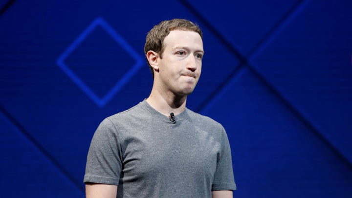 Facebook Founder and CEO Mark Zuckerberg speaks on stage during the annual Facebook F8 developers conference in San Jose, California, U.S., April 18, 2017.