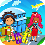 Cover Image of Скачать My Pretent Airport Travel Town 1.4 APK