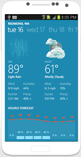 Weather Offline screenshot for Android