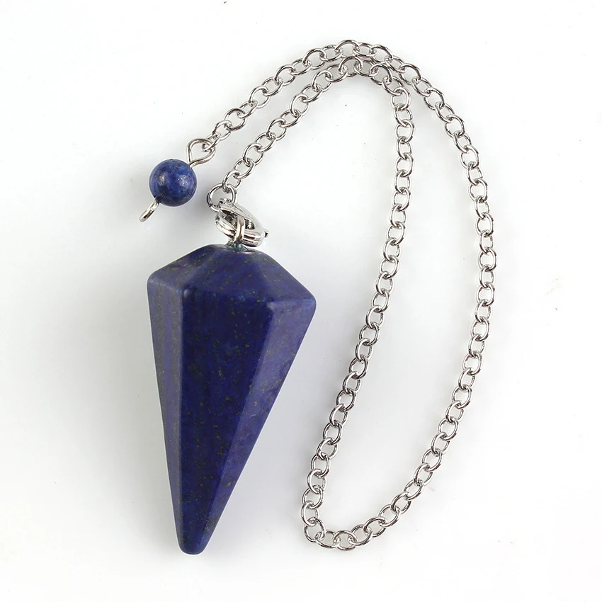 Natuurlijke kristallen zeshoekige kegel hanger, ideaal voor meditatie, energiebalans en algemeen welzijn.