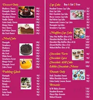 Cake Art Corner menu 2