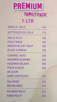 Fancy Ice Cream menu 3