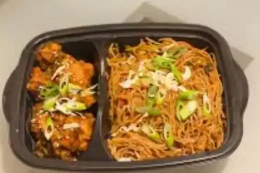 Paneer Manchurian With Veg Hakka Noodles