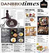 Danbro Bakery menu 1