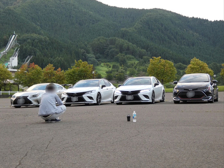 カローラスポーツのお盆休み・県北、中央プチオフ会・カマ騒ぎ（笑）😘に関するカスタム事例の投稿画像6枚目