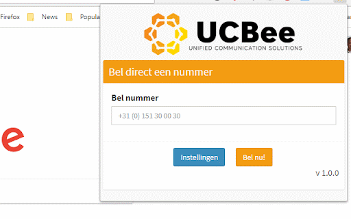 UCBee Dashboard extension