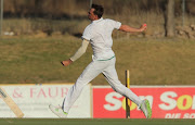 Dale Steyn of SA Invitation XI during day 1 of the 3 Day Tour match between SA Invitation XI and Zimbabwe at Eurolux Boland Park on December 20, 2017 in Paarl.