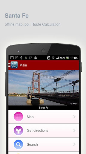Santa Fe Map offline