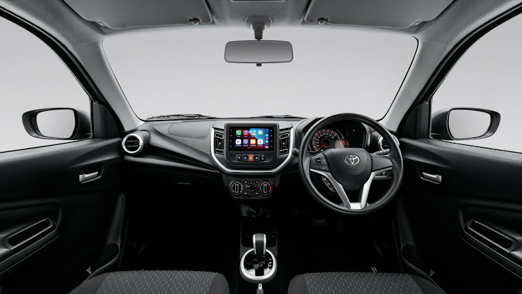 The Vitz Xr benefits from a Toyota Display Audio system that syncs with Apple CarPlay and Android Auto via a single USB port. A multi-function steering wheel is also standard.