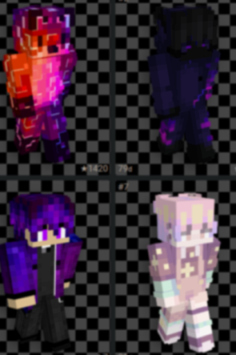 Skin Galaxy Girl | and Boy | mcpe