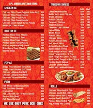 Bablu Chic-Inn menu 3