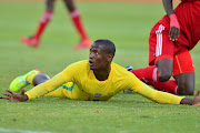 Judas Moseamedi of South Africa during 2017 Cosafa Castle Cup match between South Africa and Namibia at Moruleng Stadium in Rustenburg on 07 July 2017. Samuel Shivambu/BackpagePix