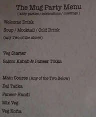 The Mug menu 1