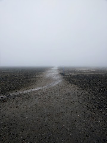 Tongariro Alpine Crossing South Crater Misty Fog