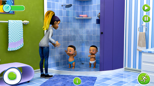 Twin Newborn Baby Care - Babysitter Daycare Game