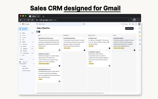 Teamopipe CRM for Gmail