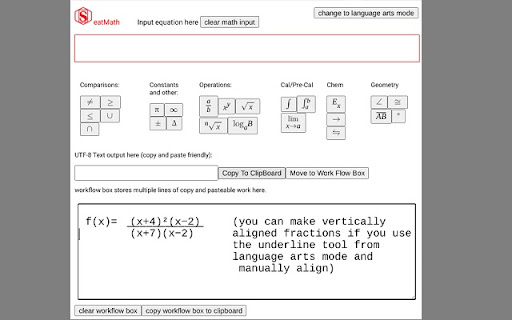 SeatMath: Forms-Friendly Equation Editor