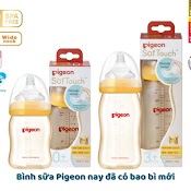 Bình Sữa Softouch Cổ Rộng Ppsu Cao Cấp Dung Tích 160Ml Và 240Ml