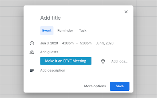 Epyc Scheduler