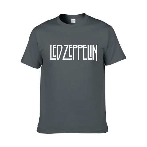 Title 13, Hard Rock Band Led Short Sleeve T-Shirt Men