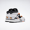 pump omni zone ii footwear white / wild orange / black