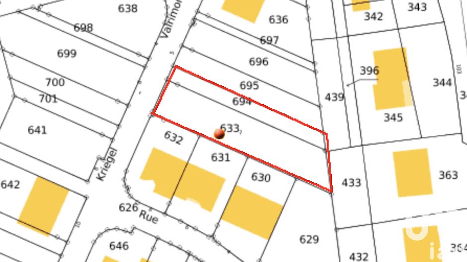 Vente terrain  675 m² à Jarny (54800), 81 000 €