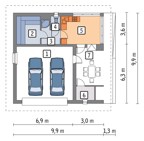 GC58a - Rzut parteru