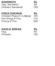 Food Stand menu 2