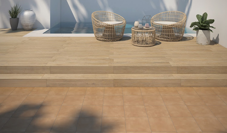 Tiles for your outdoor area should be slip resistant, durable and heat reflective.