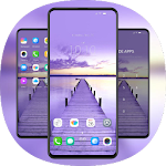 Cover Image of Baixar Landscape Purple building Y9i theme 2.0.50 APK