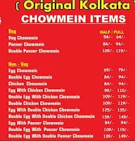 Kolkata Rolls & Chowmien menu 3