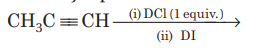 Chemical reaction of alkynes