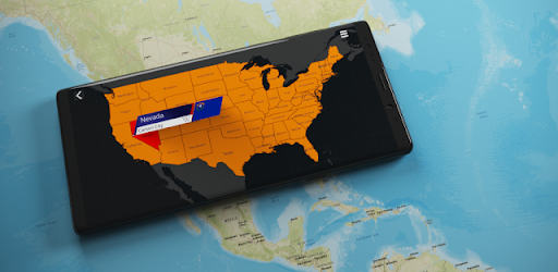 US States map