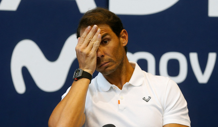 Spain's Rafael Nadal is pictured during a press conference. File photo: ENRIQUE CALVO/REUTERS