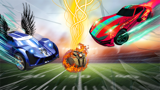 Screenshot Rocket Car: Football Game 3D