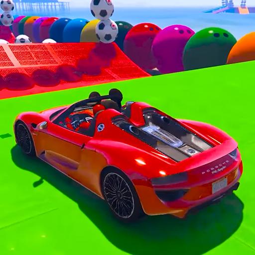 Superhero Car Racing Stunts Limits