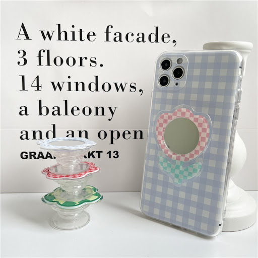 Title 3, Creative Acrylic Mirror Flower Drop Glue Airbag...