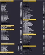 Tina Chilli Junction menu 1
