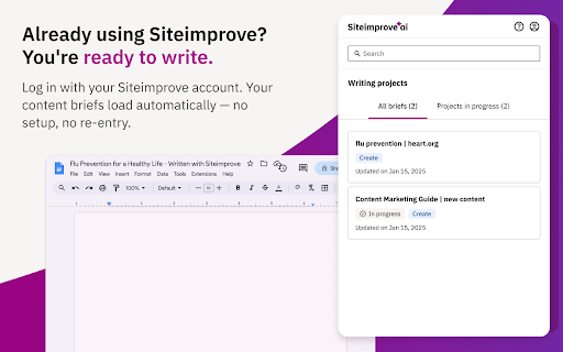 Siteimprove Writing and Optimization Agent screenshot 3