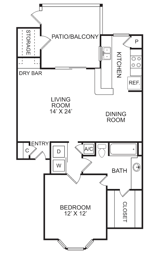 Tuscany Floorplan Diagram