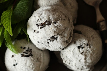 Toasted Black Sesame Frozen Yoghurt