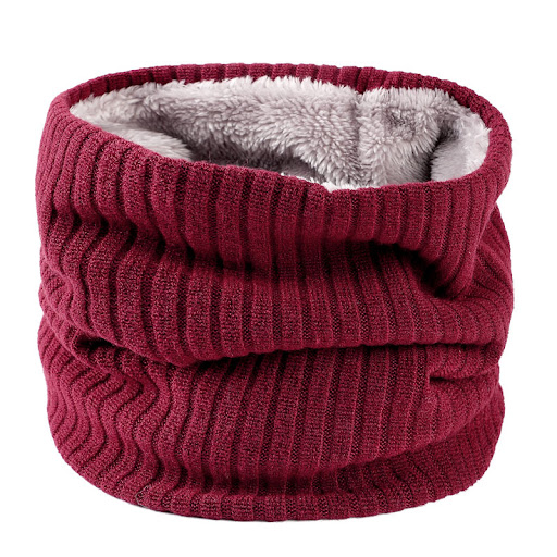 Title 14, Womens Fleece Lined High Collar Wool Scarf, Wa...