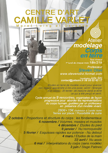 COURS MODELAGE CENTRE D'ART CAMILLE VARLET