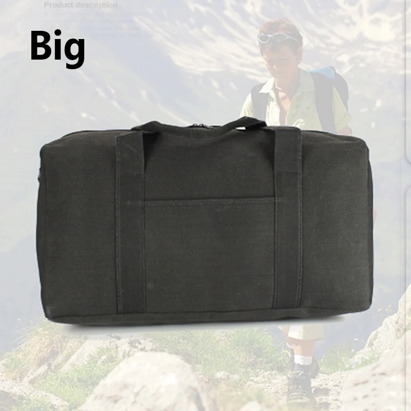Bolsa de viagem portátil de lona com capacidade extra grande. Perfeita para transportar tudo com espaço e praticidade. Ideal para viagens e malas.