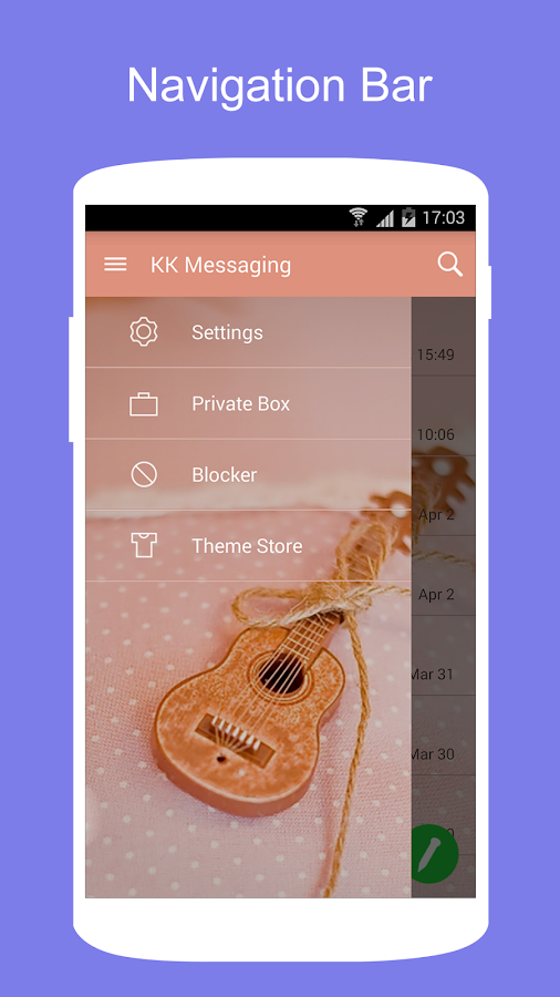    KK SMS (Marshmallow style SMS)- screenshot  