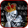 Thème de clavier Crown Skull Kiss icon