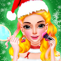 Christmas Girls Makeup & Dress