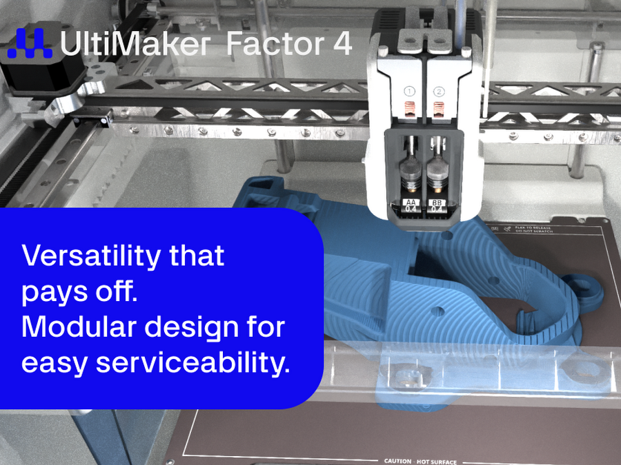 UltiMaker Factor 4 3D Printer + UltiMaker Printer Station
