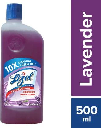 Lizol All In 1 Disinfectant Surface & Floor Cleaner - Lavender - 500 ml