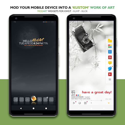 PC u7528 ModArt Widgets for KWGT-KLWP-KLCK 1